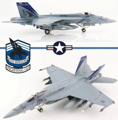Hobby Master 1/72 HA5126 F/A-18E Super Hornet USN VFA-143 Pukin Dogs S. Stearney Foto 1 de 4