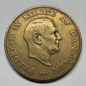 1954 Denmark 2 Kroner - Beautiful Coin - #B-086 - Picture 1 of 2