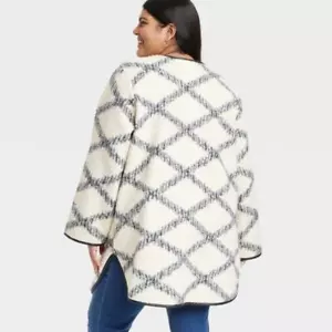 Ava & Viv Plus Size Open Front Cozy cardigan jacket Various sizes - Picture 1 of 12