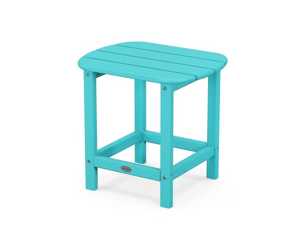 POLYWOOD SBT18AR South Beach 18" Outdoor Side Table Aruba