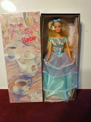 Muñeca Barbie Mattel Spring Tea Party 1997 #18656 Avon edición especial 3ª B. Nuevo Foto 1 de 4