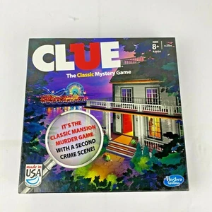 Clue Board Game 2 Versions Classic Mansion Game & Boardwalk 2013 COMPLETE - Picture 1 of 6