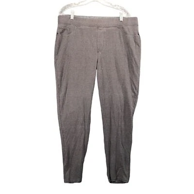 Leggings Seven 7 para mujer talla XXL gris patrón a cuadros rayón Foto 1 de 4