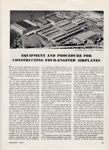 1938 Articolo per la costruzione di aerei quadrimotore 11/11/2024f - Foto 1 di 2