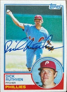 Dick Ruthven Autographed 1983 Topps #484 - Picture 1 of 1