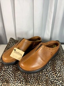 CADOS LEATHER MULES HAND SEWN EURO COMFORT MADE IN PORTUGAL SIZE 7M - Picture 1 of 7