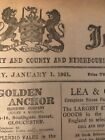 Antique Vintage Newspapers Bound 1919 1920 1921 1922 1923 Gloucester Journal
