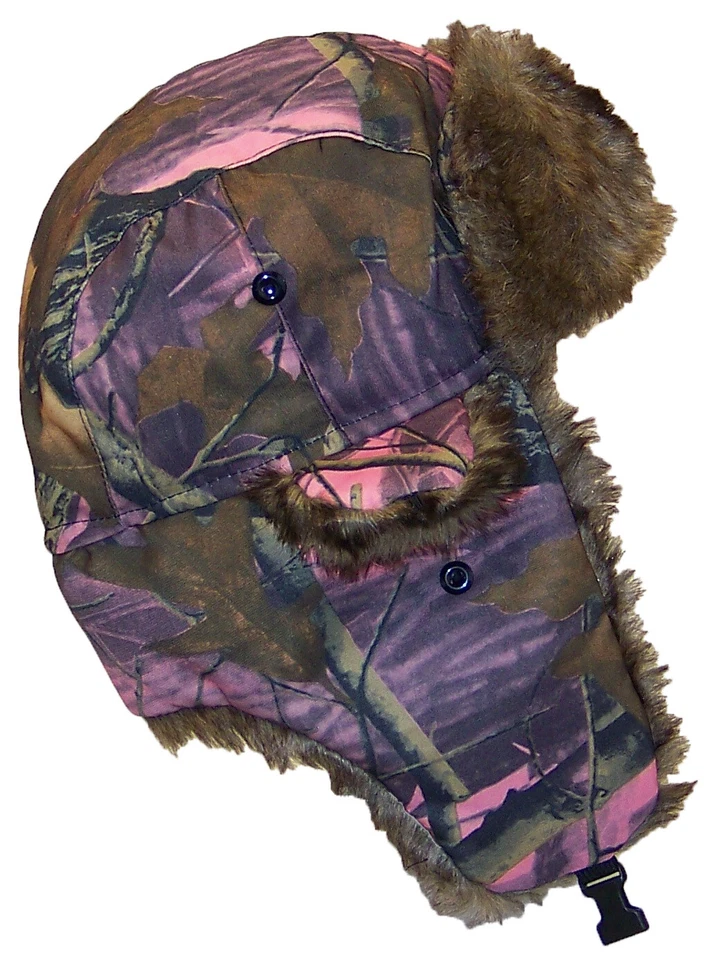 Los mejores sombreros de invierno adulto árbol camuflaje ruso/cazador con suave imitación piel gorra de invierno Foto 1 de 1