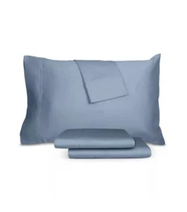 Austin Home 4-PC Sheet Set Cotton 1000 Thread Count Cal King Med Blue Premium - Picture 1 of 3