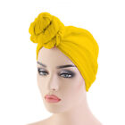Women Twist Knot Chemo Cap Hijab Turban Hat Hair Loss Long Scarf Beanie Headwrap