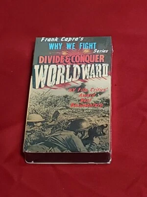 Frank Capra's WHY WE FIGHT Series World War II Divide & Conquer VHS 1986 German  - Image 1 of 4