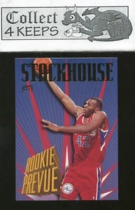 1995-96 Skybox Rookie Prevue #RP3 Jerry Stackhouse (Philadelphia 76ers) - Picture 1 of 2