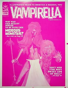 VAMPIRELLA #10 Warren Publishing Master Bill Hughes copertina prova marzo 1971 #WA - Foto 1 di 2