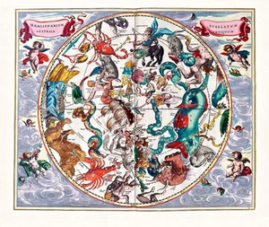 Celestial Harmonia Plate 27 A2+ High Quality Canvas Art Print - Bild 1 von 1