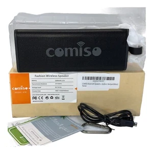 Altoparlante Bluetooth portatile wireless Comiso x16 nero esterno interno - Foto 1 di 4