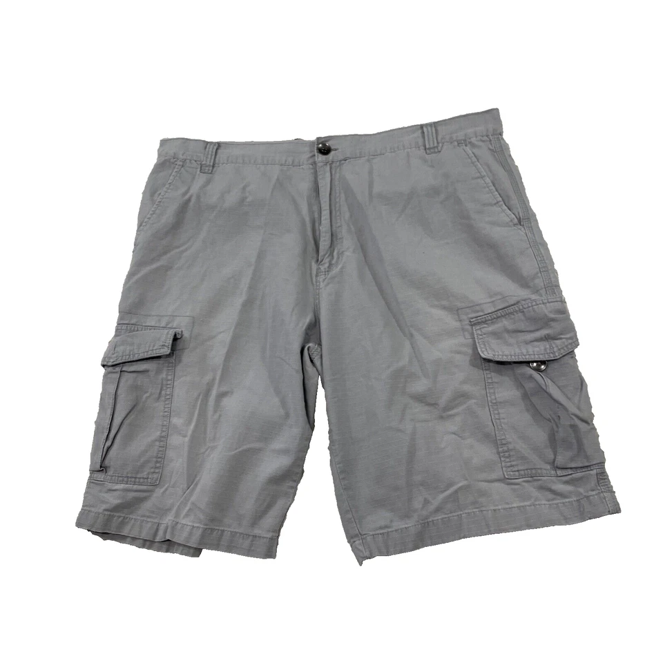 Bermuda cargo SOUTHPOLE masculina 40 anos 2 streetwear hip hop cinza xadrez carga - Imagem 1 de 4