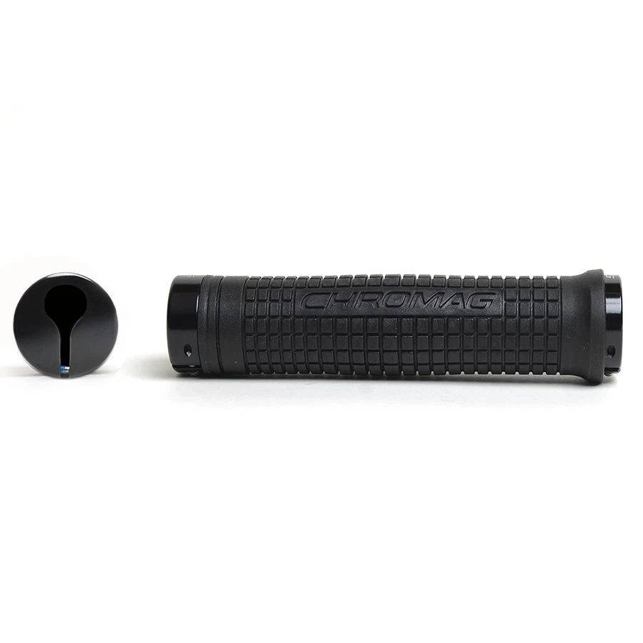 Chromag Squarewave XL Lock Grips 150mm Black/Black - Image 1 of 1