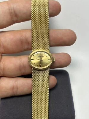 Reloj De Colección Lucien Piccard Luccard Swiss Sea Shark 17j Tono Dorado ¡Funciona! Foto 1 de 4