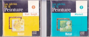 2 cd-rom : VAN GOGH MONET col Les génies de la peinture éd. Atlas multimedia - Photo 1/5