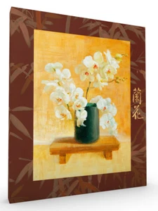 White Orch BV Stretched Canvas - Picture 1 of 1