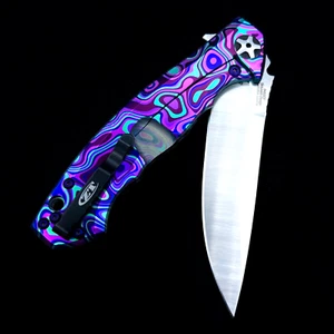 Zero Tolerance ZT 0452CF Plain Edge Folder BWL FloEvo pttn Ano custom zt452cf - Picture 1 of 7
