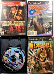 Playstation 2 - 4 Spiele Bundle - Fluch der Karibik, Madagaskar & andere!! - Bild 1 von 5