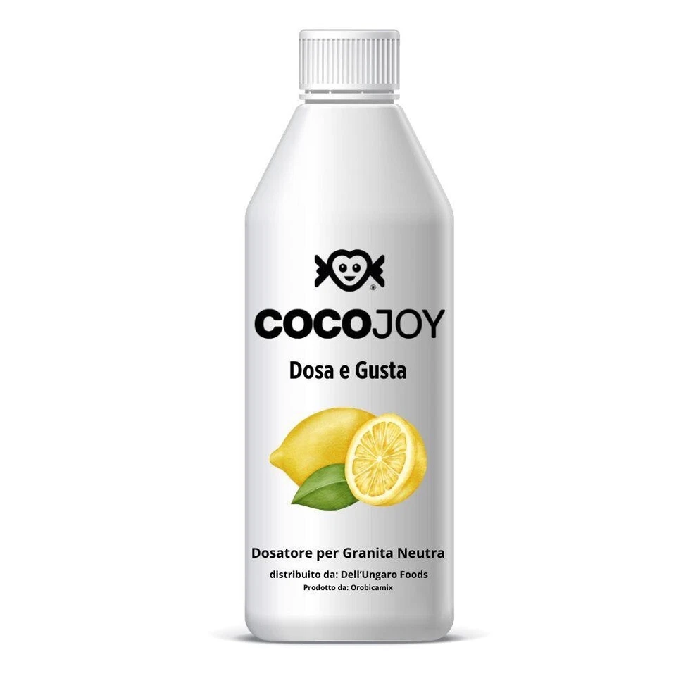 Cocojoy Topping granite cocktail sorbetti yogurt gelati frappè 1kg LIMONE - Immagine 1 di 1