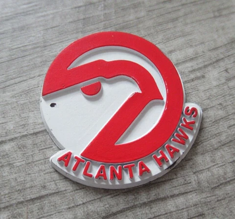 Atlanta Hawks Vintage NBA Rubber Fridge Magnet Standings Board Basketball Cover