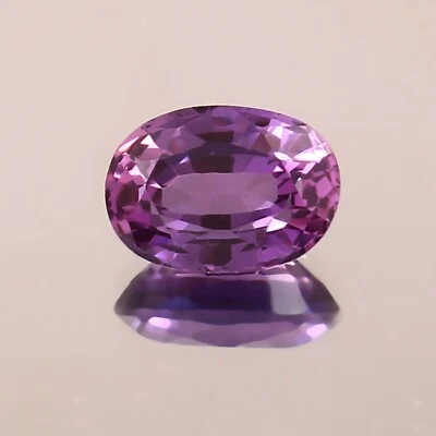 AAA 9x6 MM Natural Flawless Ceylon Lavender Sapphire Oval Cut Loose Gemstone - image 1 of 4
