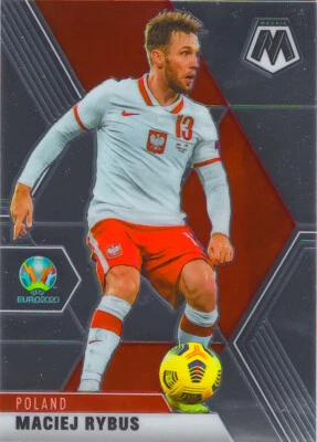 Maciej Rybus 2021 Panini Mosaic UEFA Euro 2020 Soccer Card #68 Poland Euro Cup - Image 1 of 2