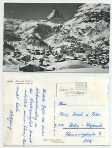 74038 - Zermatt - Matterhorn - Winter - Echtfoto - Ansichtskarte, gelaufen - Picture 1 of 1