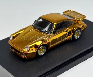 Master Maßstab 1:64 Gold 930 911 Turbo Classic Sports Diecast Metall Auto Modell - Bild 1 von 2