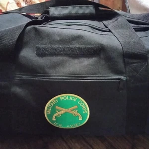 (J) Military Police Corps U.S. Army Black Duffle Bag 30x12 - Bild 1 von 11