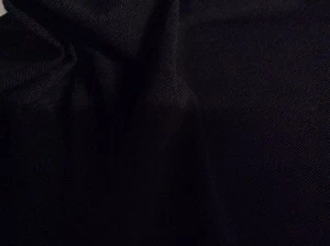 BLACK POLY-RAYON BY SHASON INC-50 INCH WIDE- BY THE YARD - Picture 1 of 2