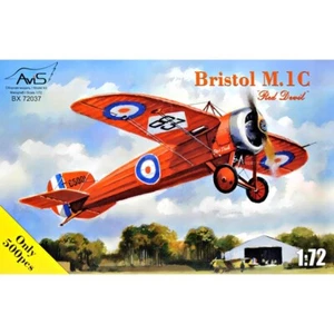 Scale 1:72 Avis 72037 Fighter Bristol M.1C "Red Devil" Plastic Model Aircraft - Picture 1 of 24
