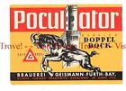 Unused 1950s GERMANY Geismann Furth Pockulator Doppel Bock Label Tavern Trove