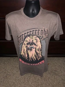 Star Wars Men's Medium T Shirt Chewbacca Arrrrrrrrrgh! Brown Short Sleeve - Picture 1 of 5