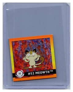 Meowth #52 Pokemon 1999 Artbox Sticker - Picture 1 of 2