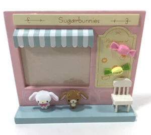 Sanrio Sugarbunnies 2005 Vintage Kurousa Shirousa Photo Picture Frame Desk Decor - Bild 1 von 17