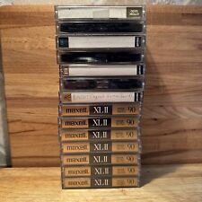 Lot of 14 Maxell XLII/UDXL II 90 Chrome High Bias cassette tapes Free Shipping