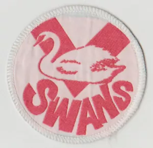 SYDNEY SWANS SUPPORTERS PATCH NEW Size7.5cm Diam - Picture 1 of 2