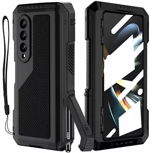 Fr Samsung Galaxy Z Fold 7/6/5/4 Heavy Duty Shockproof Full Body Case Pen Stylus - Picture 1 of 9