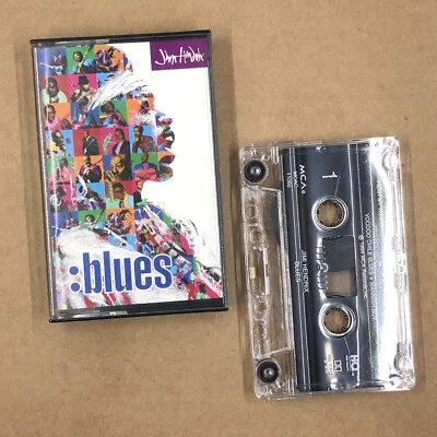 JIMI HENDRIX Cassette Tape "BLUES" 90s Compilation VOODOO CHILE RED HOUSE - Image 1 of 4