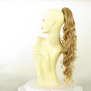 Haarteil Pferdeschwanz lange 65 cm blonde Lichtkupfer blond klar mesh 10 27t613 - Picture 1 of 8