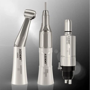 AZDENT Dental langsam niedrige Geschwindigkeit Handstück gerade Winkelstück Luftmotor 2/4 Löcher - Bild 1 von 33