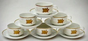 Rosenthal - Mokka - Set 6 Tassen + Untertassen - Schildkröte  - Picture 1 of 4