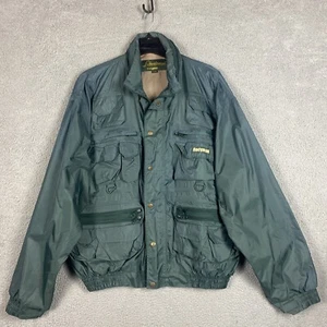 Vintage Hodgman Lakestream Jacket XXL Mens Hooded Rain Gear Windbreaker Fishing - Picture 1 of 12