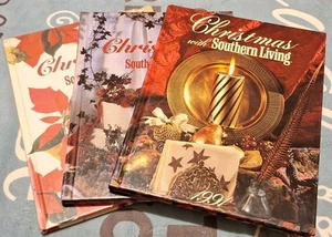 Lot 3 Vintage Christmas with Southern Living Craft Books 1989, 1990, 1991 - Picture 1 of 4
