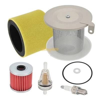 Air Filter Oil Filter Kit w/Guide Holder for Kawasaki Bayou 220 KLF220 1988-2002 - Image 1 of 4