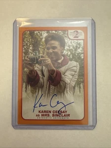 2019 Topps Stranger Things 2 #A-MS Karen Ceesay Mrs. Sinclar AUTO AUTOGRAPH /99 - Picture 1 of 2